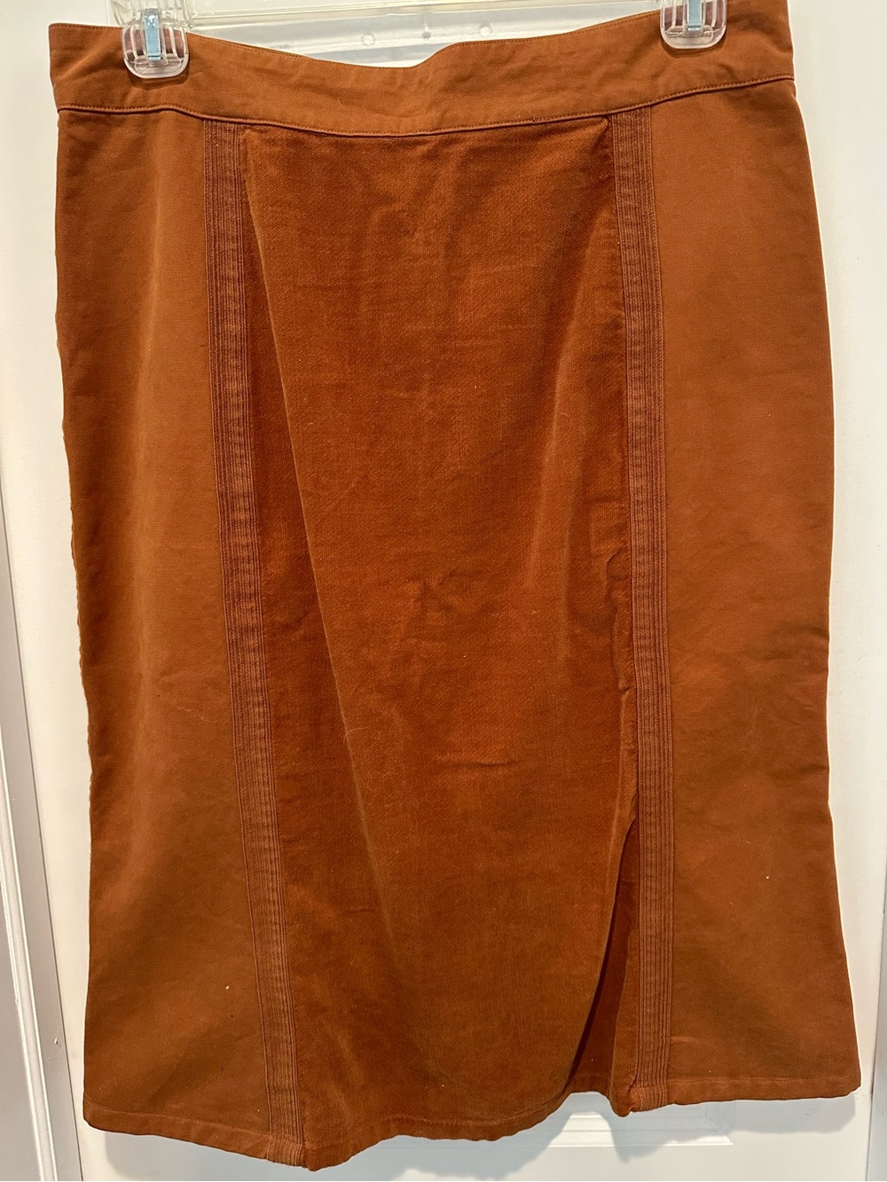 Etro Rust Brown Midi Skirt Sz 48